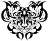 tribal tiger head tattoo pic